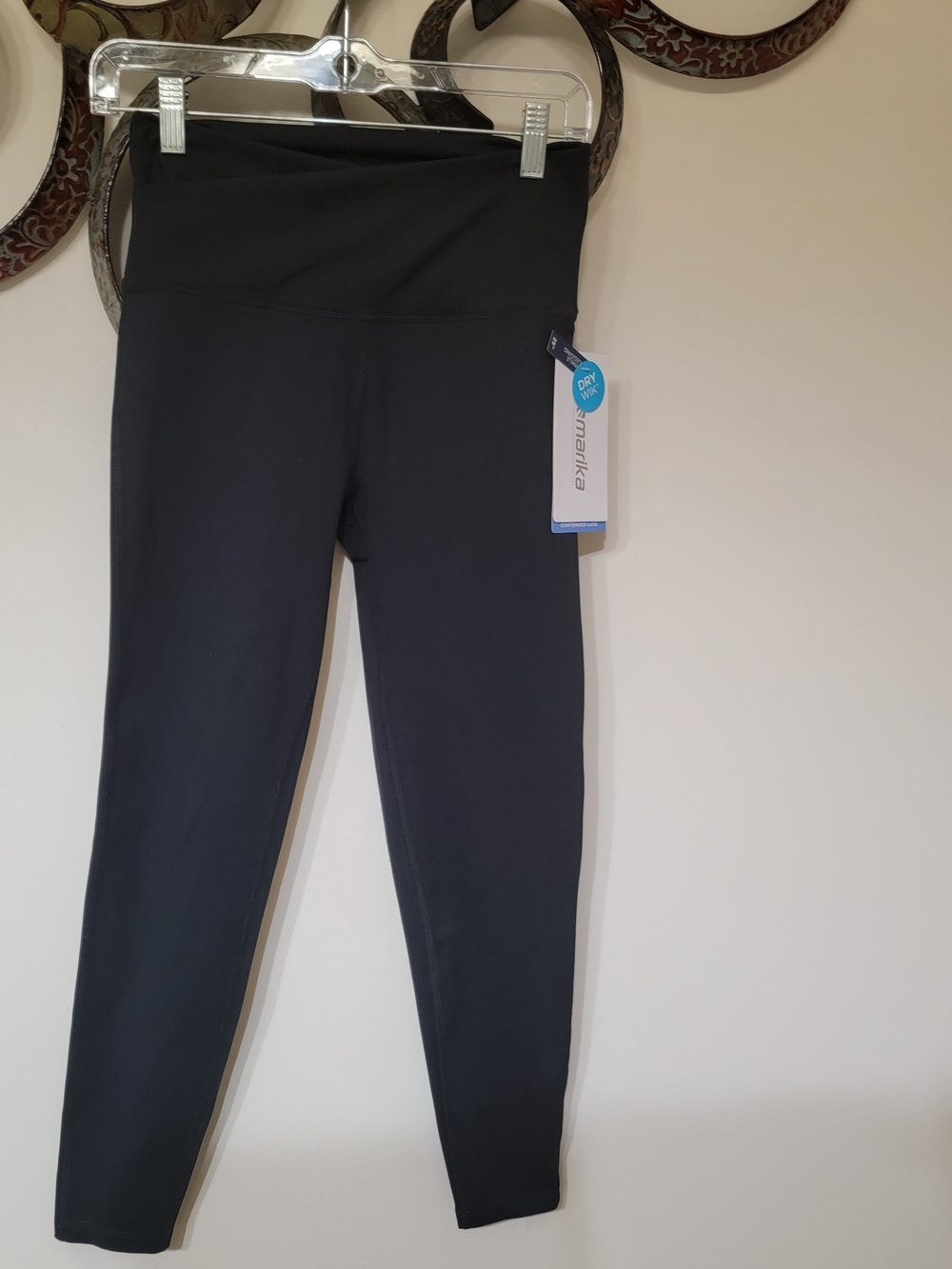 Marika Black High-Waist Leggings